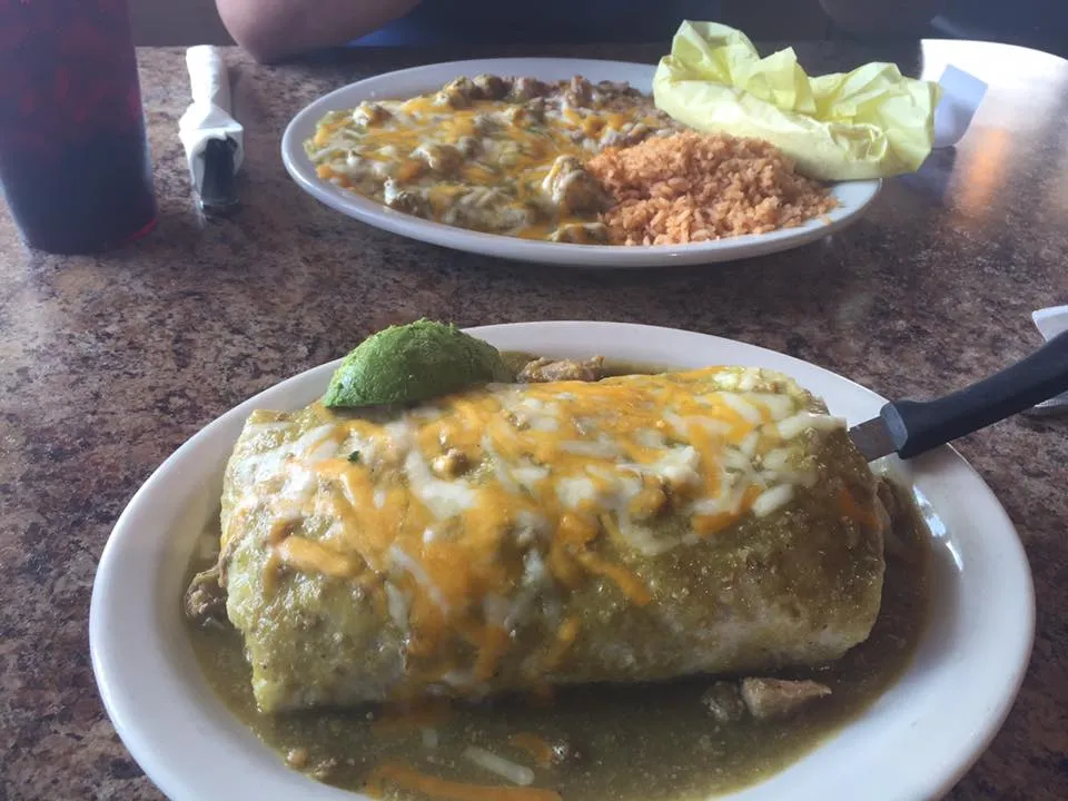 Cheese Enchilada & Cheese Chile Relleno