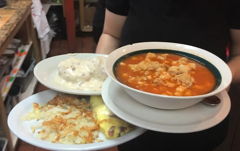 Cheese Omelette Biscuits and Gravy